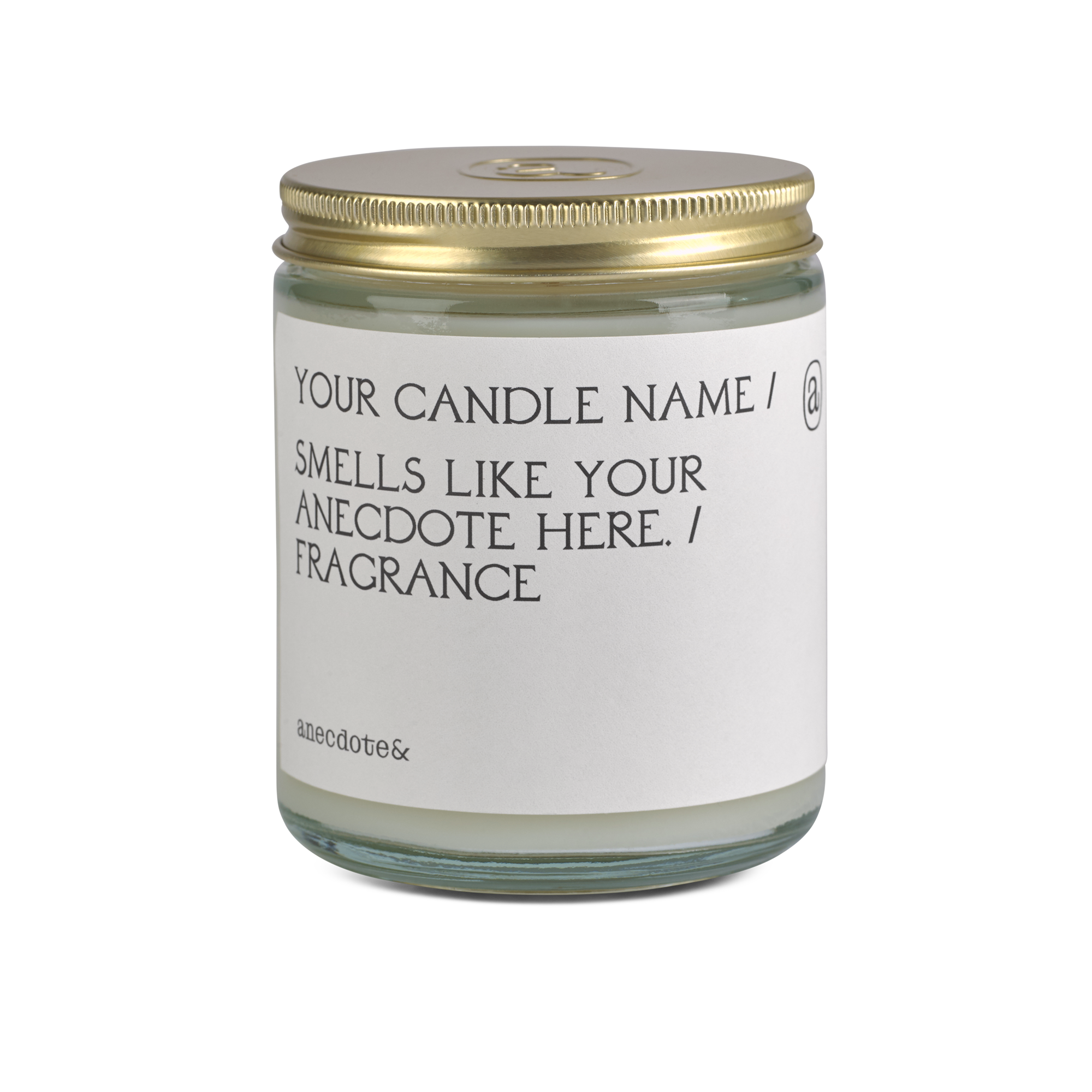 Anecdote& Corp Gifting Custom Candle - Anecdote Candles