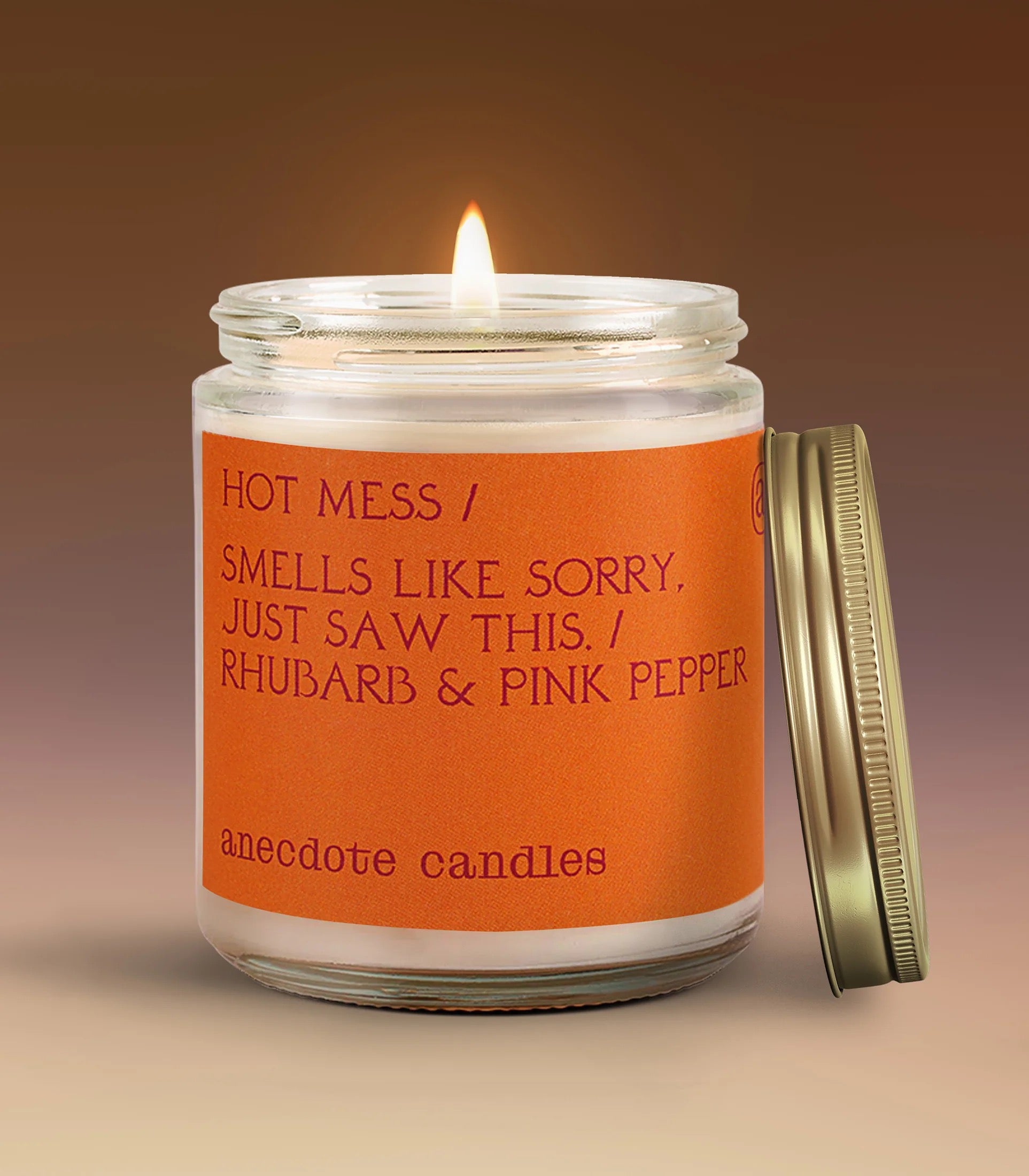 tetragona candleです。 Hot Mess Candle – Anecdote Candles