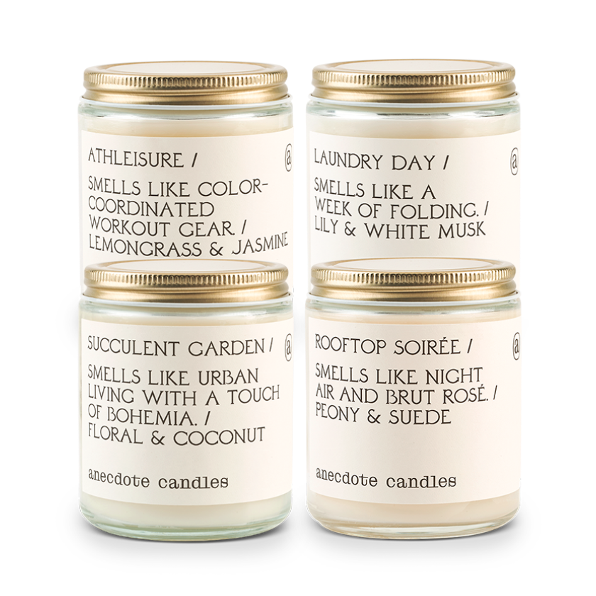 Groundbreaking Floral Bundle Anecdote Candles