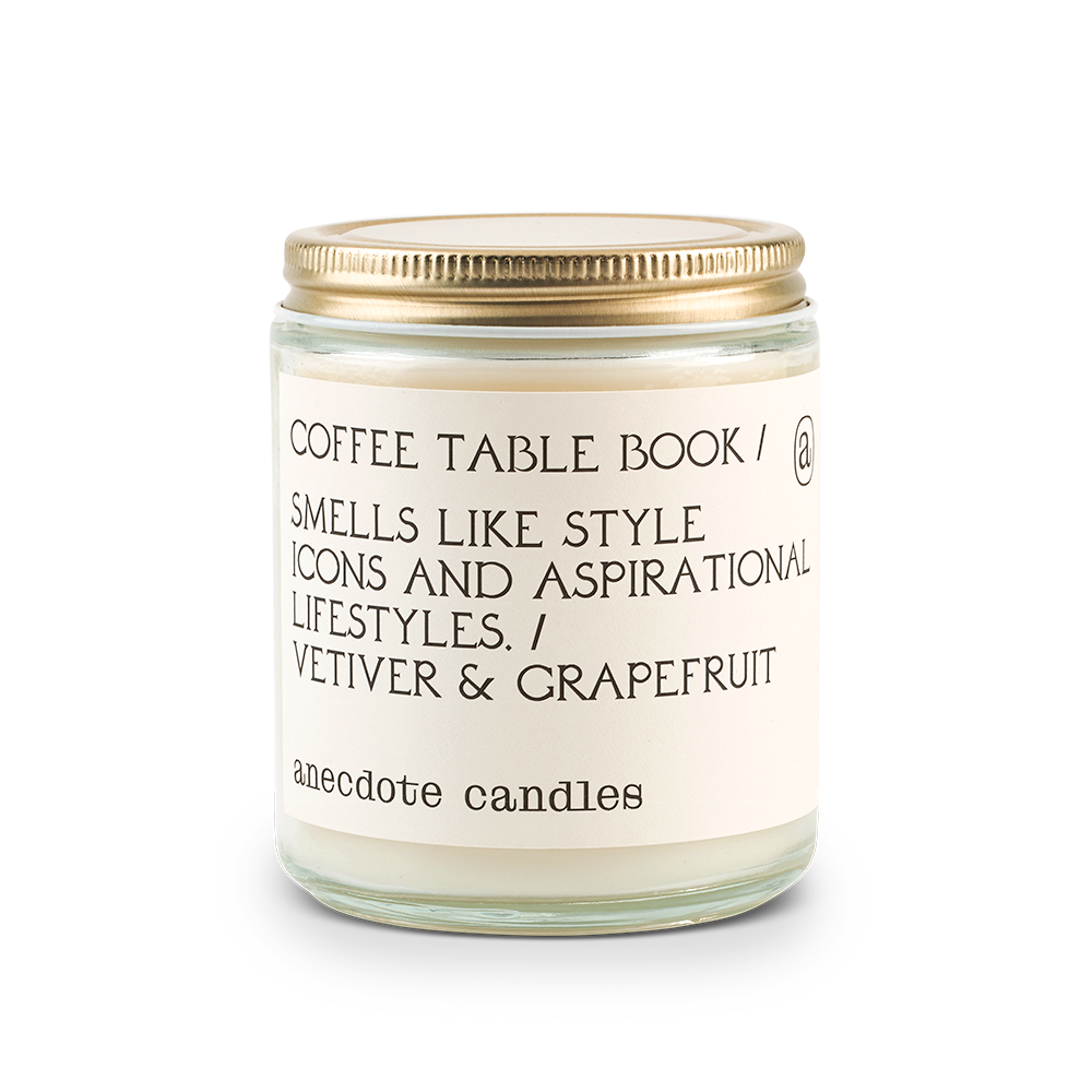 Coffee Table Book - Anecdote Candles