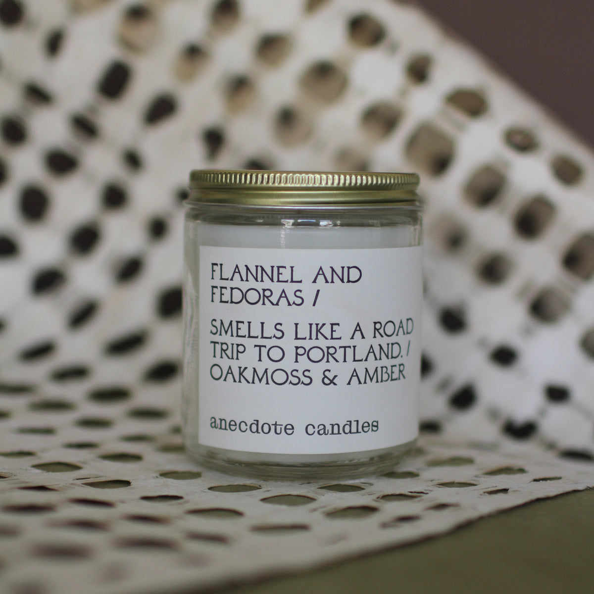 Flannel & Fedoras - Anecdote Candles