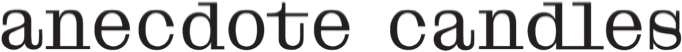 Anecdote Candles logo