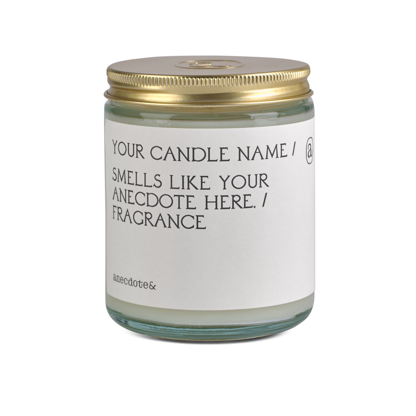 Anecdote& Custom Candle - Anecdote Candles